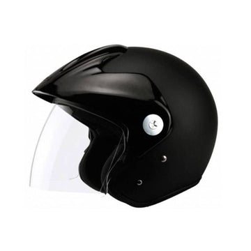 CASCO ZEUS 507 ABIERTO NEGRO MATE